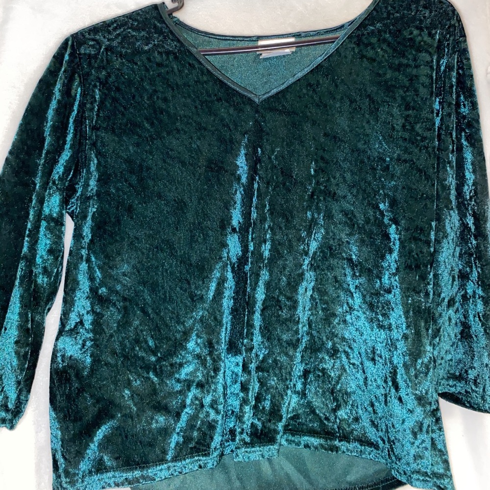 Velvet sweater